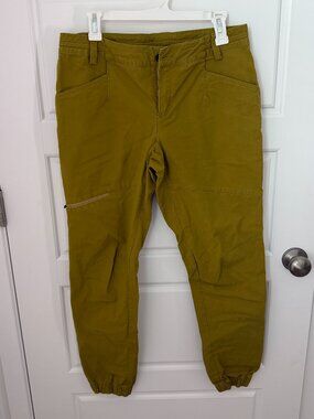 Outdoor Research Pants Women’s Size 8 Mustard Yellow Hiking Trail Jogger